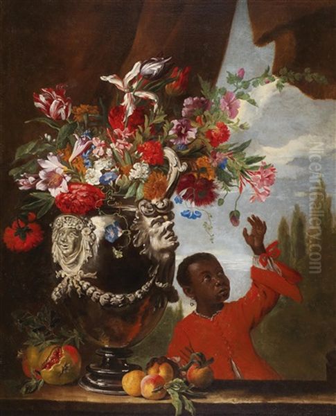 A Pair Of Flower Still Lifes With Squires - view 1