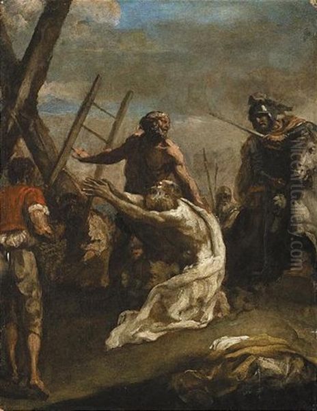 Il Martirio Di Sant'andrea (sketch) - view 1