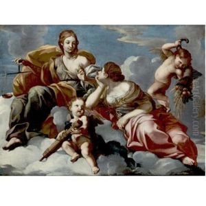 Allegory Of Peace And Justice by Abraham Brueghel