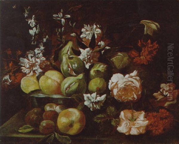 Natura Morta Con Frutta E Fiori - view 1