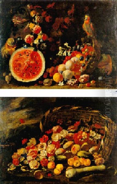 Una Zucca, Un'anguria E Altri Frutti - view 1