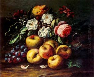 Blumen Und Fruechtestilleben by Abraham Brueghel
