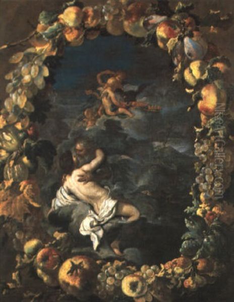 Jupiter Und Jo In Einem Fr_chtekranz - view 1