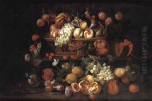 Nature Morte De Fruits by Abraham Brueghel