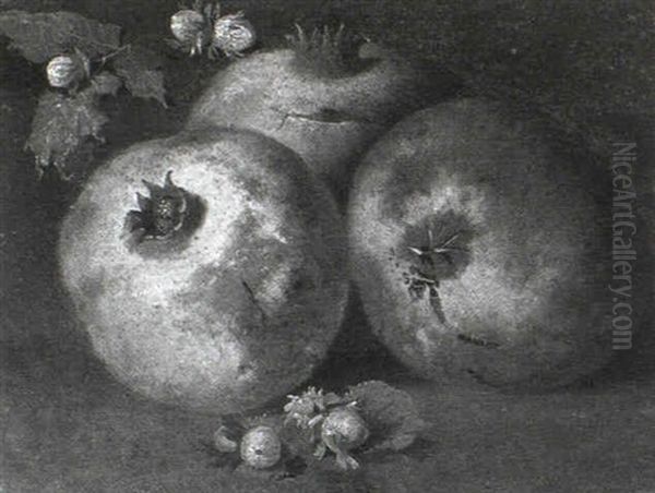 Still Life Of Pomegranates And Gooseberries - view 1