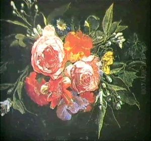 Stilleben Med Blommor by Abraham Brueghel