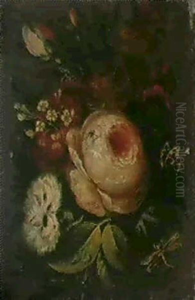 Bouquet De Fleurs Avec Libellule - view 1