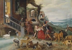 Szene Aus Der Geschichte Der Tugendhaften Romerin Lucrezia (after Livius)