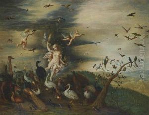 An Allegory Of Air by Jan Peeter Brueghel