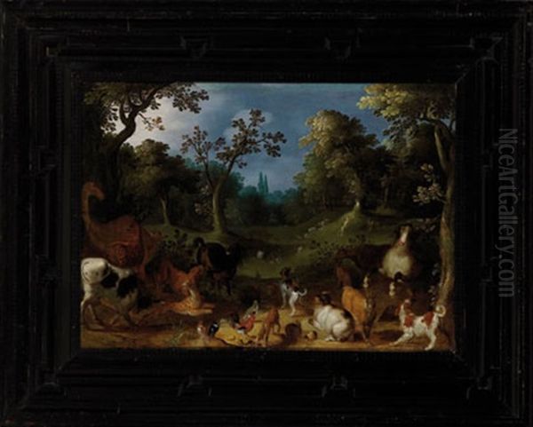 Paisaje Con Animales Y San Jeronimo - view 1