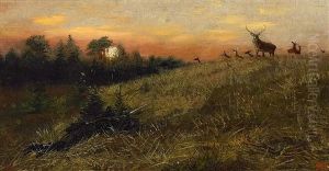 Jager Im Anschlag by Alfred von Bruehl