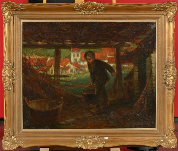 Jeune Garcon A La Ferme - view 1