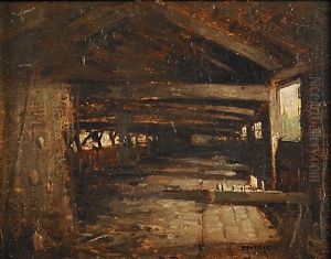 Untitled (the Rope Walk At Essex Conn.) by George Matthew Bruestle