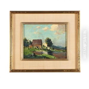 Farmhouse On Pond