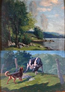 Lakes Edge (+ Dog And Cow; 2 Works)