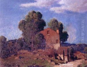 New England Landscape by George Matthew Bruestle