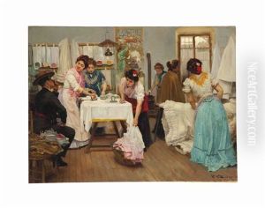 The Laundresses by Ricardo Brugada y Panizo