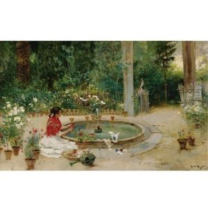 The Flower Garden by Ricardo Brugada y Panizo