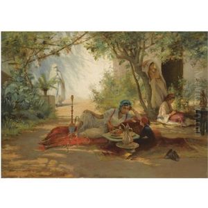 Taking Tea by Ricardo Brugada y Panizo