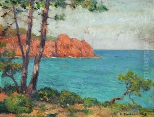 Vue De La Mediterrannee by Victor Brugairolles