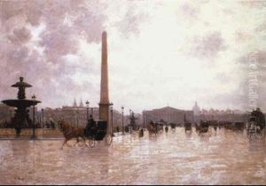 Place De La Concorde, Paris by Victor Brugairolles