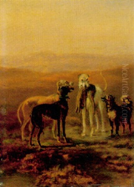 Jagdhunde Mit Beute - view 1