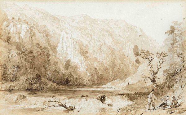 View Of Dovedale, Derbyshire - view 1