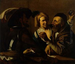 Kortspillere by Hendrick Ter Brugghen