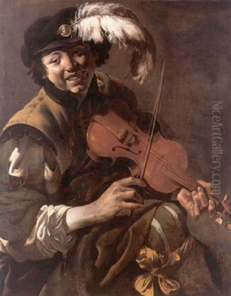 Boy Violinist - view 1