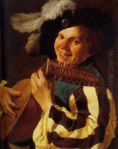 A Singing Lute Player by Hendrick Ter Brugghen