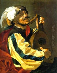 A Lute Player by Hendrick Ter Brugghen