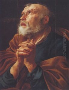 Saint Peter In Penitence by Hendrick Ter Brugghen