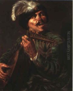 Le Joueur De Luth by Hendrick Ter Brugghen