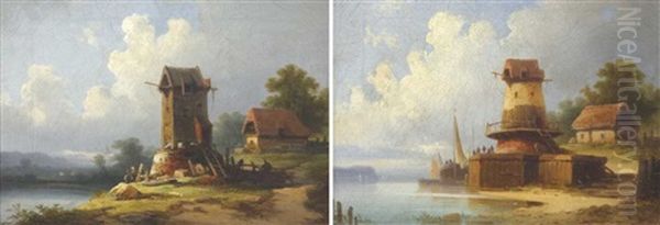 Uferlandschaften Mit Muhlen (pair) - view 1