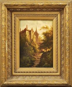 Ansicht Von Schloss Klenau Bei Klattau (klatovy/ Bohmen) by Coelestin Bruegner