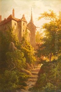Schloss Klenau Bei Kattau/bohmen by Coelestin Bruegner