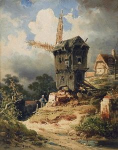Windmill by Coelestin Bruegner