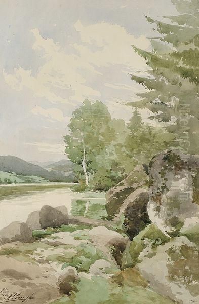 Rochers En Bord De Riviere - view 1