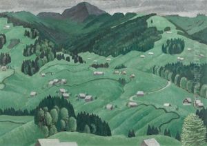 Appenzeller Landschaft by Hans Bruhlmann