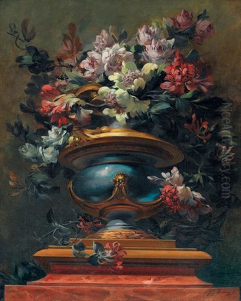 Stillleben Mit Blumen In Prunkvase - view 1