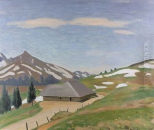 Alp Im Vorfruhling by Ernest Hiram Bruelhart