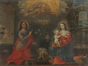 La Sainte Famille Avec Saint Joseph Au Lys
