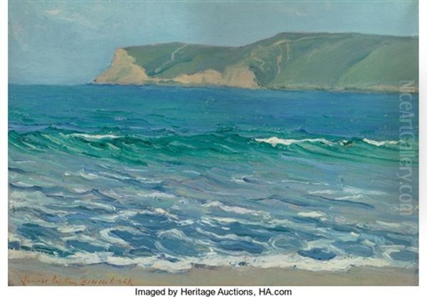 Seascape With Distant Headlands - view 1