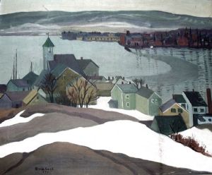 Gloucester In Winter by Louise Upton Brumback