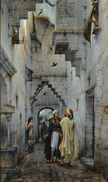 Conversation Dans La Kasbah, Constantine - view 1
