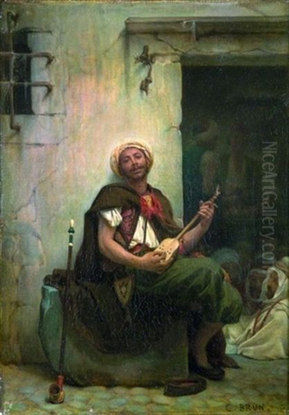 Musicien Dans Un Cafe A Constantine - view 1
