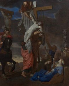 La Descente De Croix by Charles Le Brun