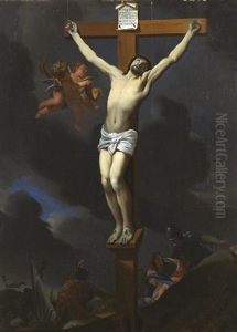 Christ En Croix by Charles Le Brun