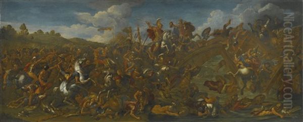 The Battle Of Milvian Bridge; Alexander And Porus - view 1