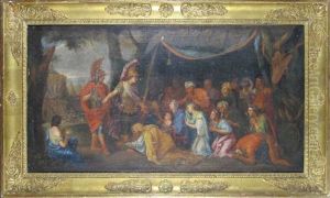 Alexandre Et La Famille De Darius by Charles Le Brun